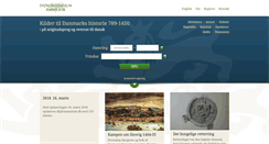 Desktop Screenshot of diplomatarium.dk